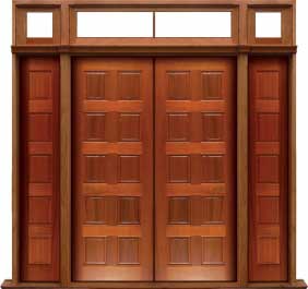 10 panel: double door