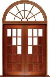 15 panel diagonal: door in frame