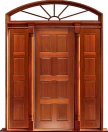 8 panel: double door +  two sidelights