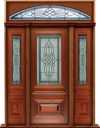 sovereign leadlight: double door