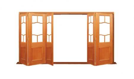 coathanger: five door bifold - 3 one way 2  the other