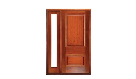 hampshire 2 panel: single door + sidelight on left