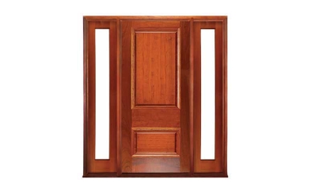 hampshire 2 panel: single door +  two sidelights