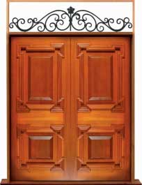 madrid: door in frame