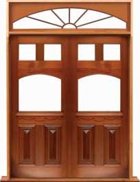 queen anne: door in frame