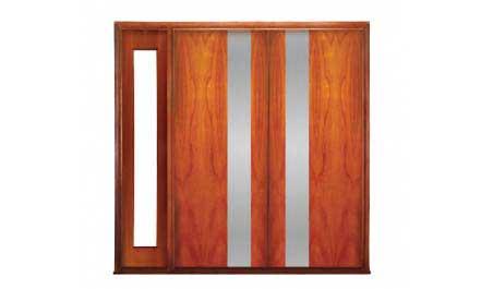 streamline: double door + sidelight on left